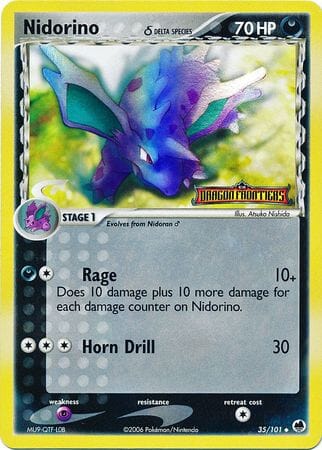 Nidorino (35/101) (Delta Species) (Stamped) [EX: Dragon Frontiers] Pokemon Single Pokémon  | Multizone: Comics And Games