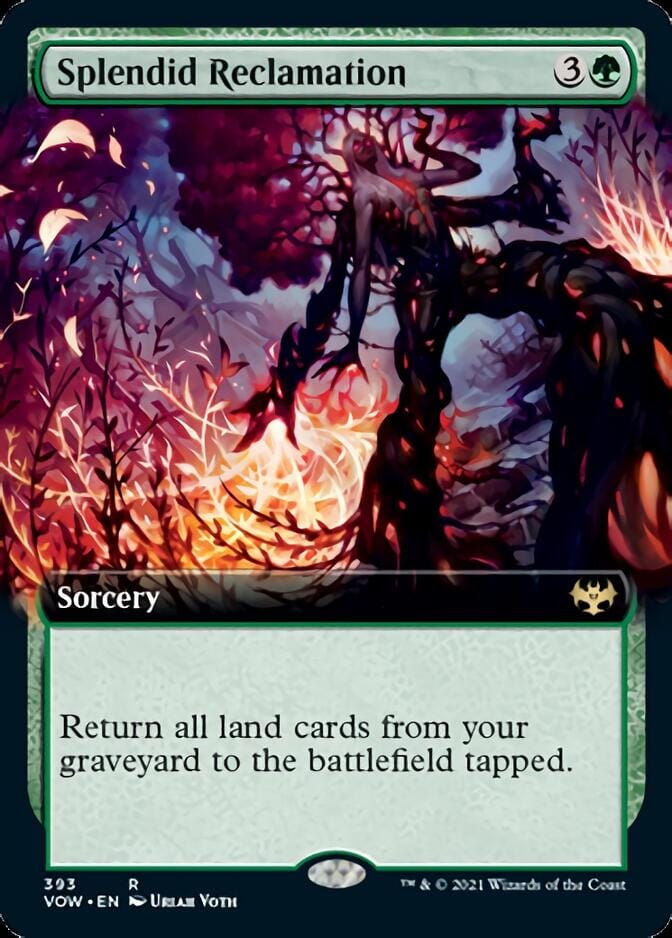 Splendid Reclamation (Extended) [Innistrad: Crimson Vow] MTG Single Magic: The Gathering  | Multizone: Comics And Games