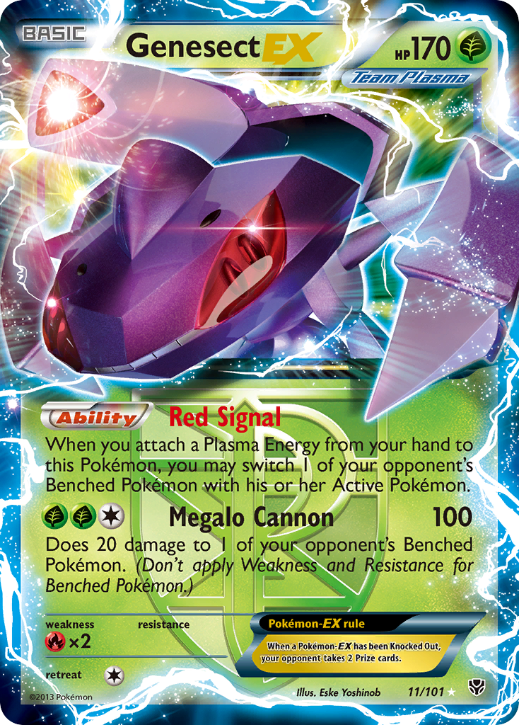 Genesect EX (11/101) [Black & White: Plasma Blast] Pokemon Single Pokémon  | Multizone: Comics And Games