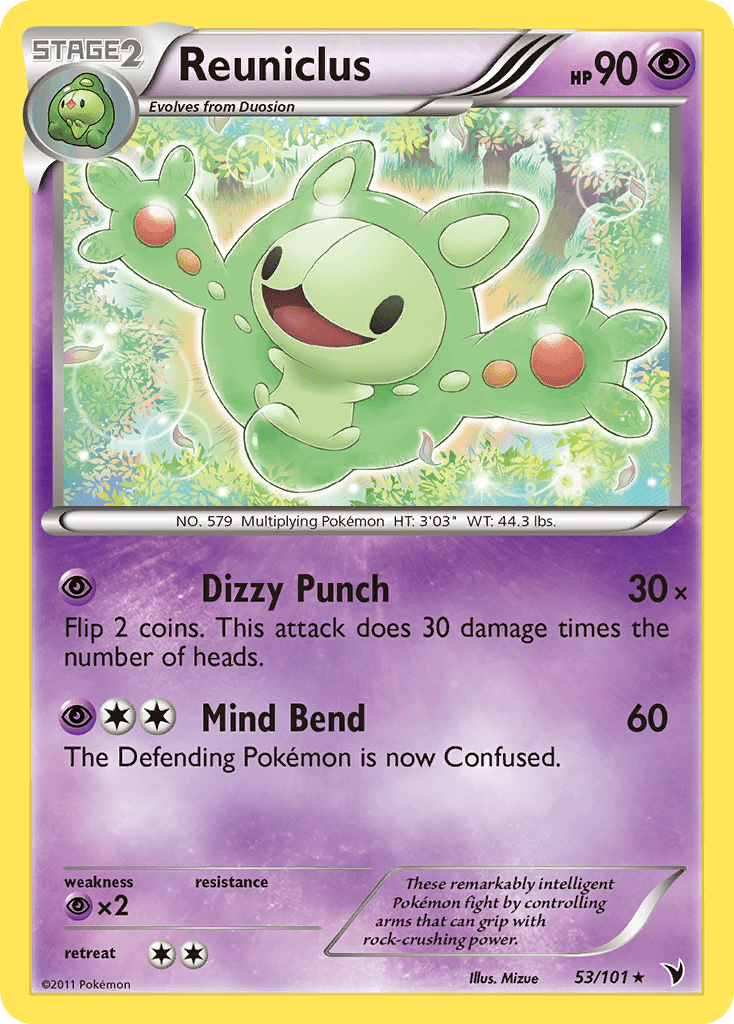 Reuniclus (53/101) [Black & White: Noble Victories] Pokemon Single Pokémon  | Multizone: Comics And Games