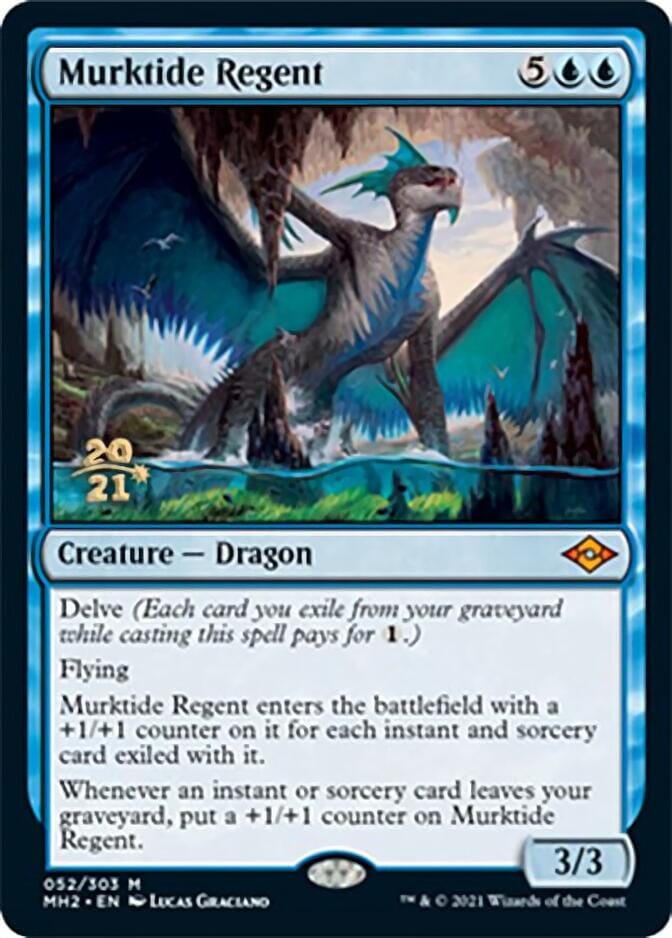 Murktide Regent [Modern Horizons 2 Prerelease Promos] MTG Single Magic: The Gathering  | Multizone: Comics And Games