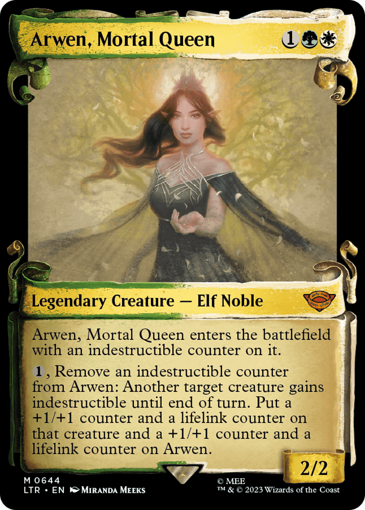Arwen, Mortal Queen [The Lord of the Rings: Tales of Middle-Earth Showcase Scrolls] MTG Single Magic: The Gathering  | Multizone: Comics And Games