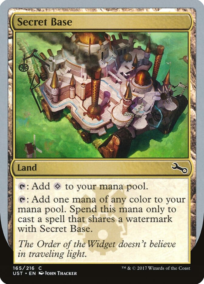 Secret Base (Artist: John Thacker) [Unstable] MTG Single Magic: The Gathering  | Multizone: Comics And Games