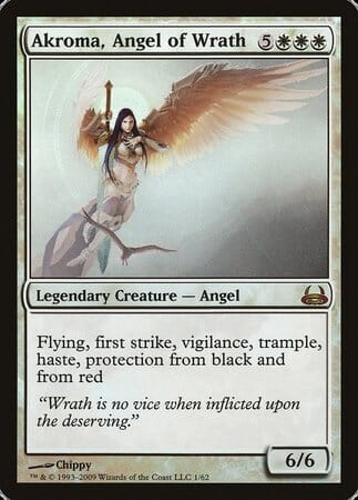 Akroma, Angel of Wrath [Duel Decks: Divine vs. Demonic] MTG Single Magic: The Gathering  | Multizone: Comics And Games