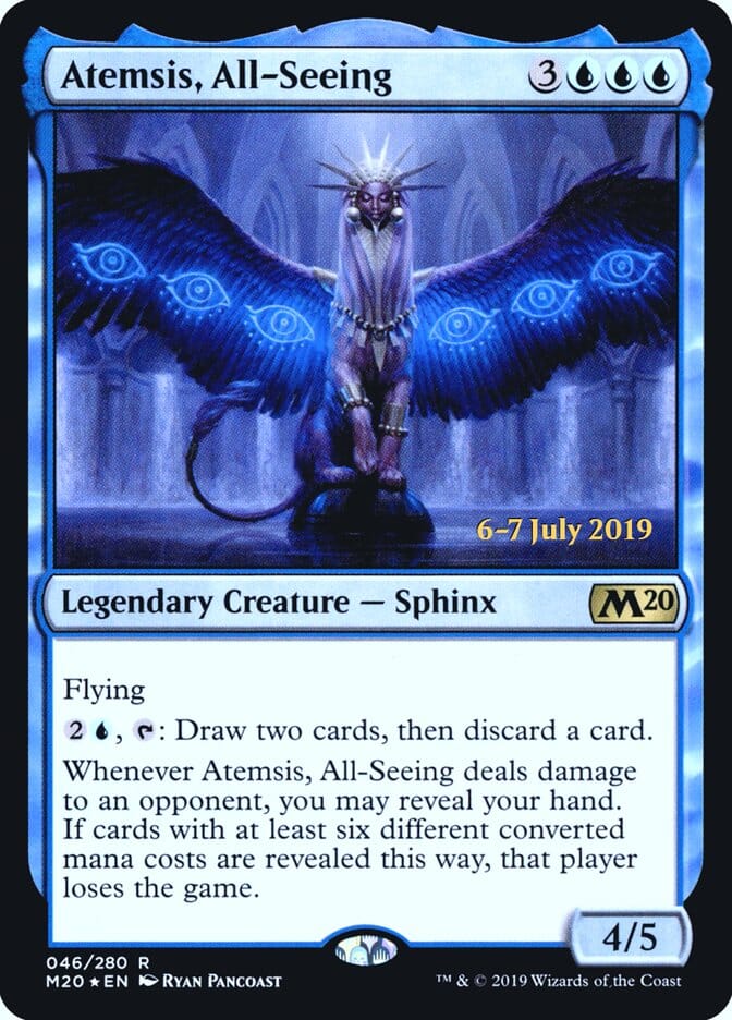 Atemsis, All-Seeing [Core Set 2020 Prerelease Promos] MTG Single Magic: The Gathering  | Multizone: Comics And Games