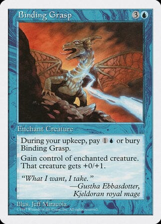 Binding Grasp [Fifth Edition] MTG Single Magic: The Gathering  | Multizone: Comics And Games