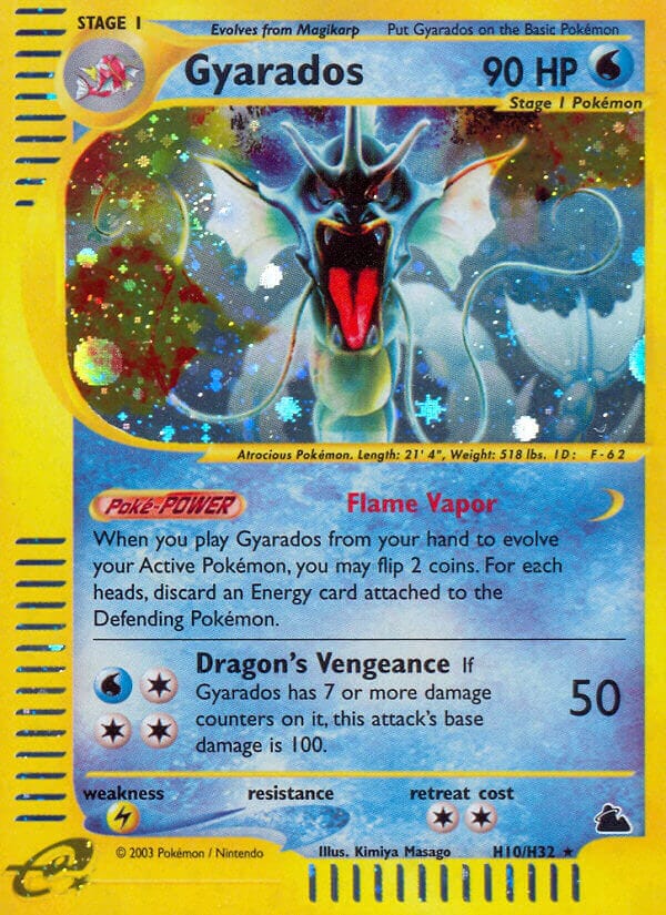 Gyarados (H10/H32) [Skyridge] Pokemon Single Pokémon  | Multizone: Comics And Games