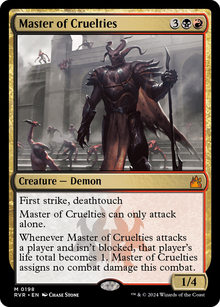 Master of Cruelties [Ravnica Remastered] MTG Single Magic: The Gathering  | Multizone: Comics And Games