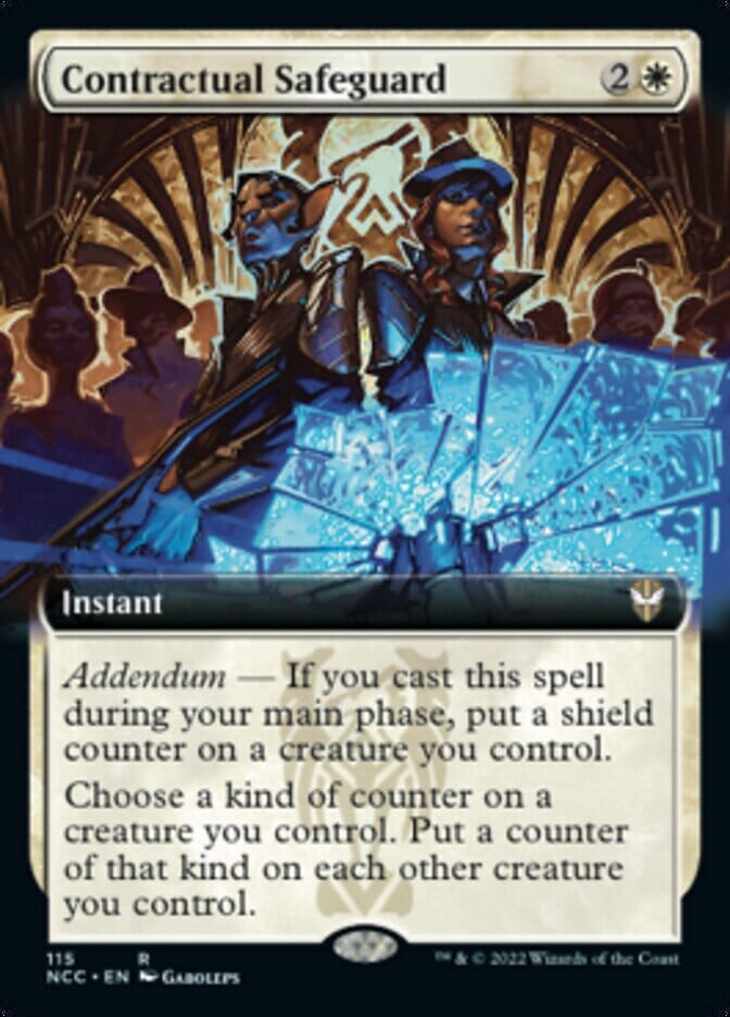 Contractual Safeguard (Extended Art) [Streets of New Capenna Commander] MTG Single Magic: The Gathering  | Multizone: Comics And Games