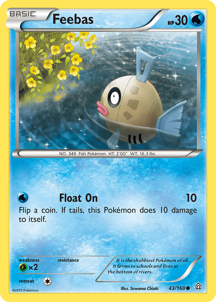 Feebas (43/160) [XY: Primal Clash] Pokemon Single Pokémon  | Multizone: Comics And Games