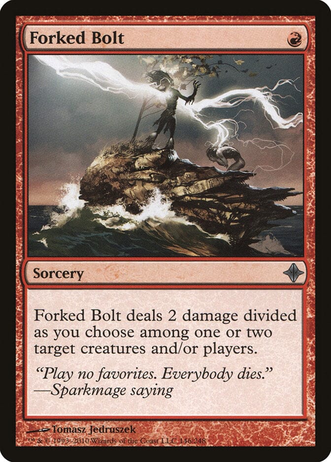 Forked Bolt [Rise of the Eldrazi] MTG Single Magic: The Gathering  | Multizone: Comics And Games