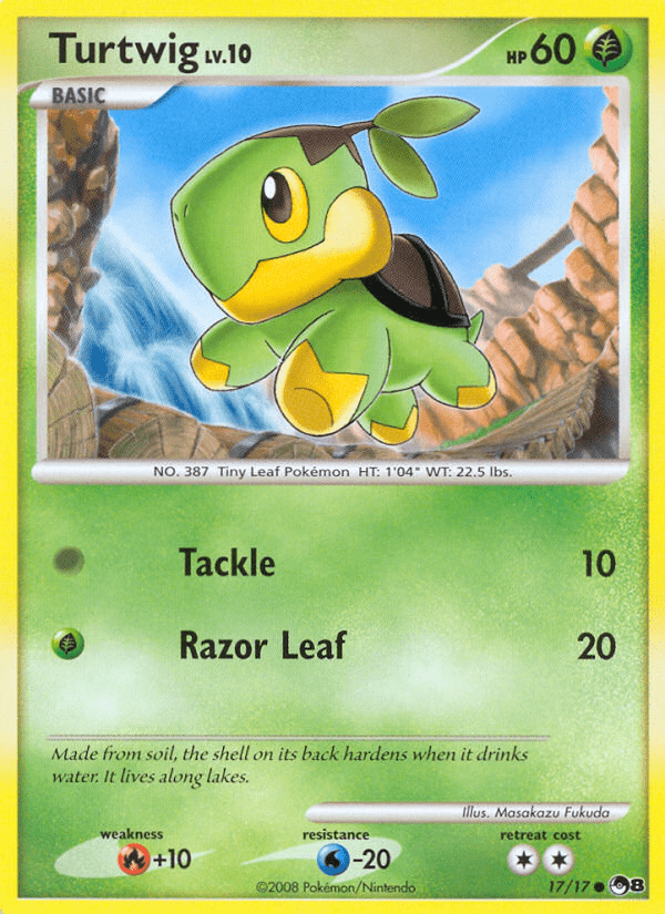 Turtwig (17/17) [POP Series 8] Pokemon Single Pokémon  | Multizone: Comics And Games