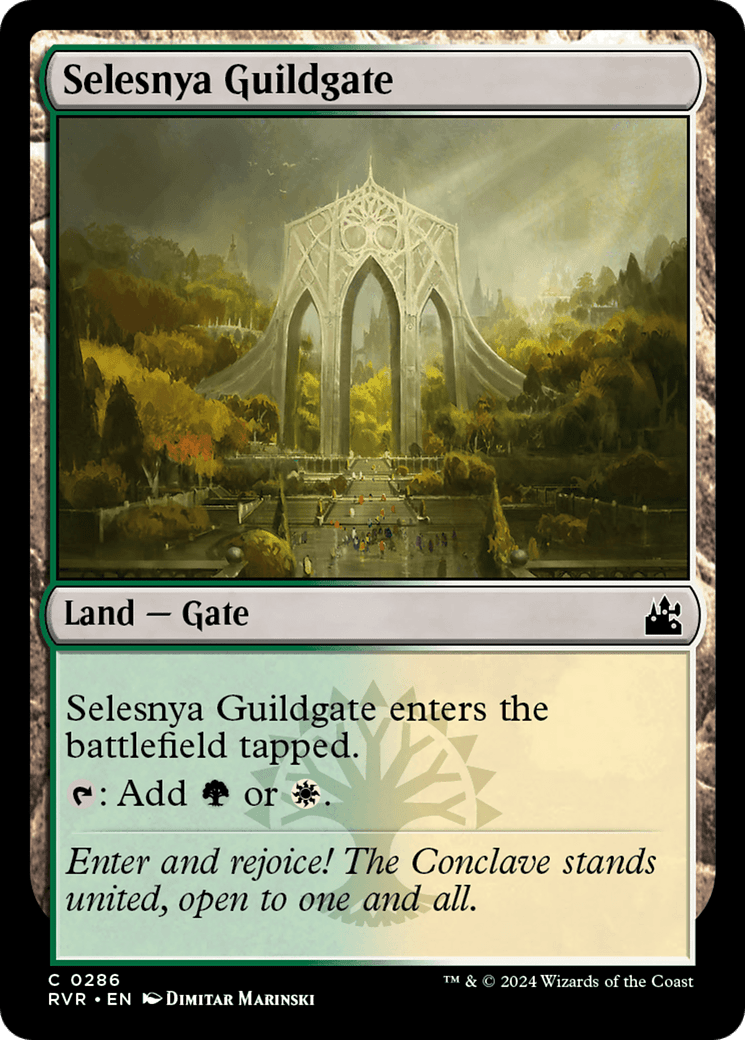 Selesnya Guildgate [Ravnica Remastered] MTG Single Magic: The Gathering  | Multizone: Comics And Games