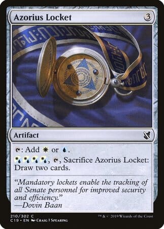 Azorius Locket [Commander 2019] MTG Single Magic: The Gathering  | Multizone: Comics And Games