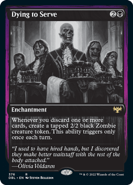 Dying to Serve [Innistrad: Double Feature] MTG Single Magic: The Gathering  | Multizone: Comics And Games