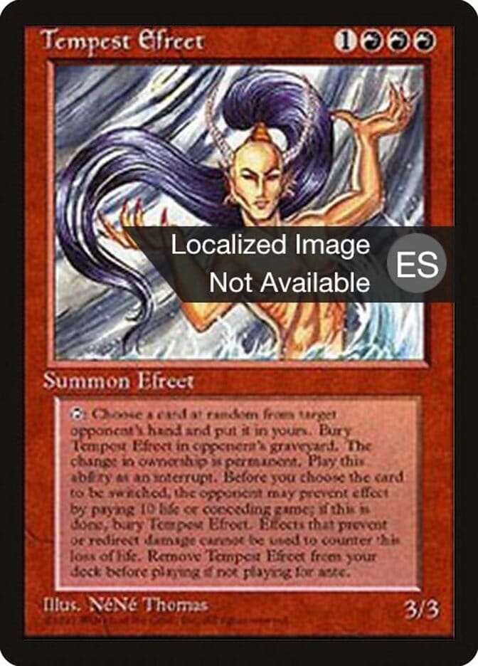 Tempest Efreet [Fourth Edition (Foreign Black Border)] MTG Single Magic: The Gathering  | Multizone: Comics And Games
