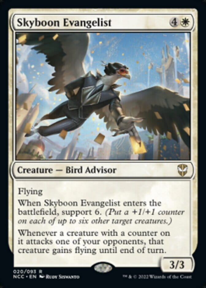 Skyboon Evangelist [Streets of New Capenna Commander] MTG Single Magic: The Gathering  | Multizone: Comics And Games