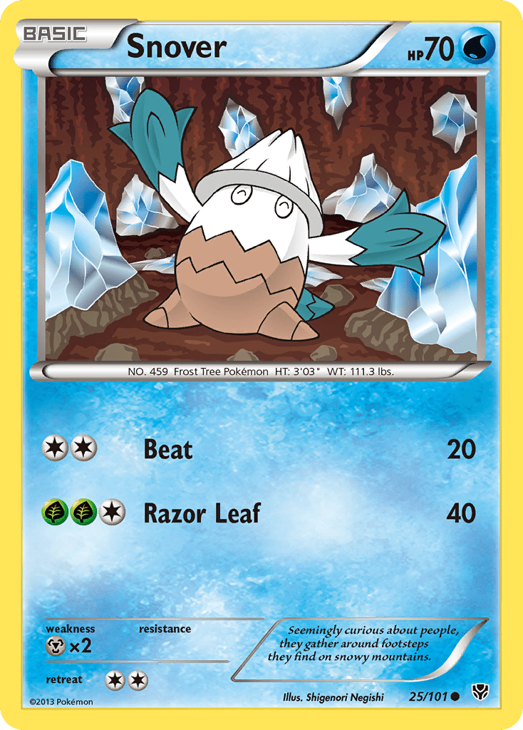 Snover (25/101) [Black & White: Plasma Blast] Pokemon Single Pokémon  | Multizone: Comics And Games