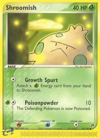 Shroomish (78/100) [EX: Sandstorm] Pokemon Single Pokémon  | Multizone: Comics And Games