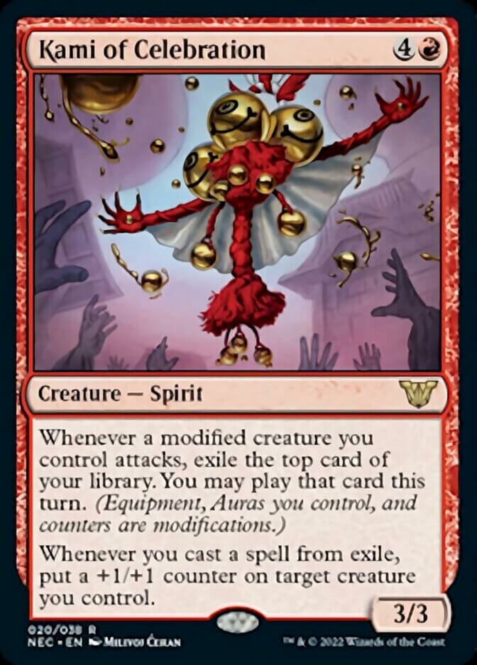 Kami of Celebration [Kamigawa: Neon Dynasty Commander] MTG Single Magic: The Gathering  | Multizone: Comics And Games