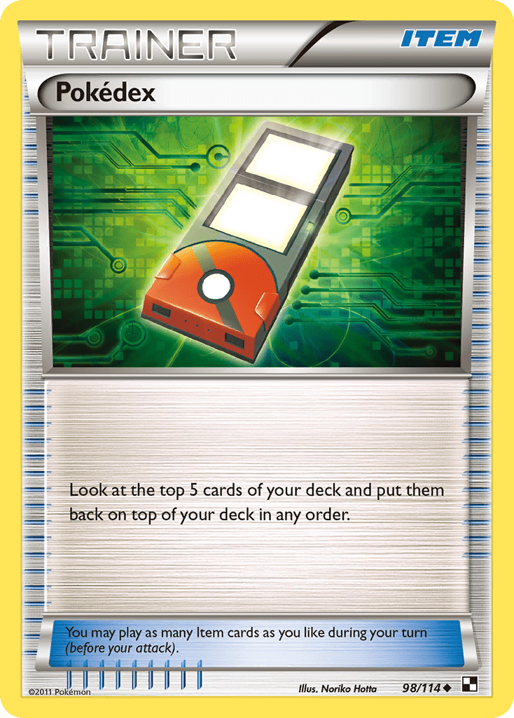 Pokedex (98/114) [Black & White: Base Set] Pokemon Single Pokémon  | Multizone: Comics And Games