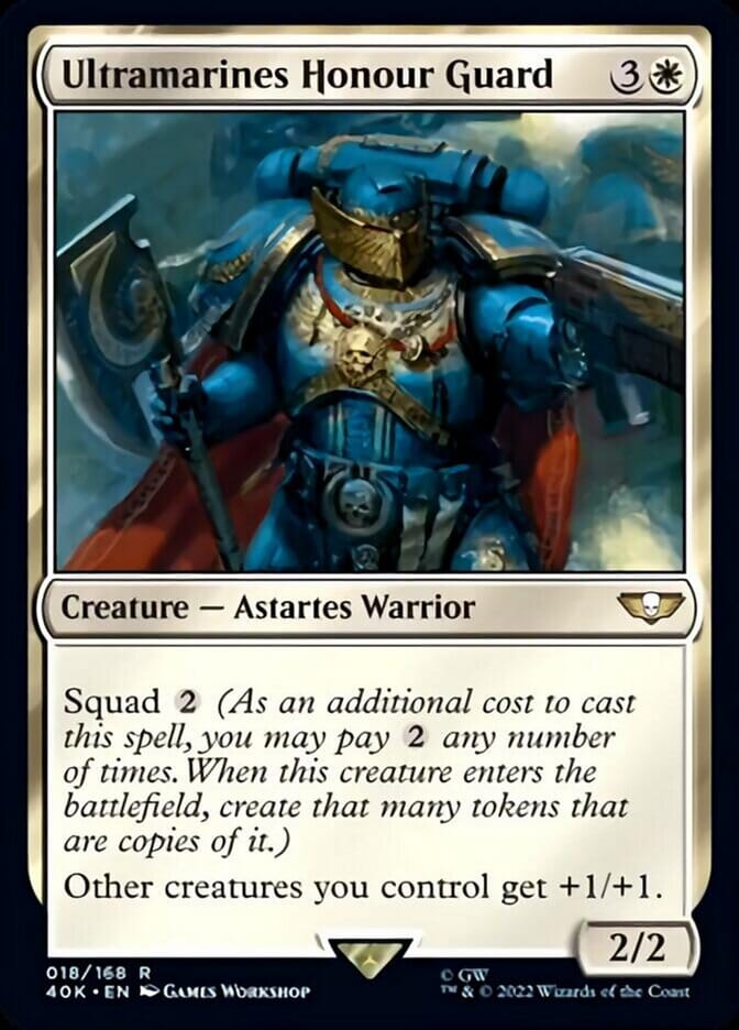 Ultramarines Honour Guard [Universes Beyond: Warhammer 40,000] MTG Single Magic: The Gathering  | Multizone: Comics And Games