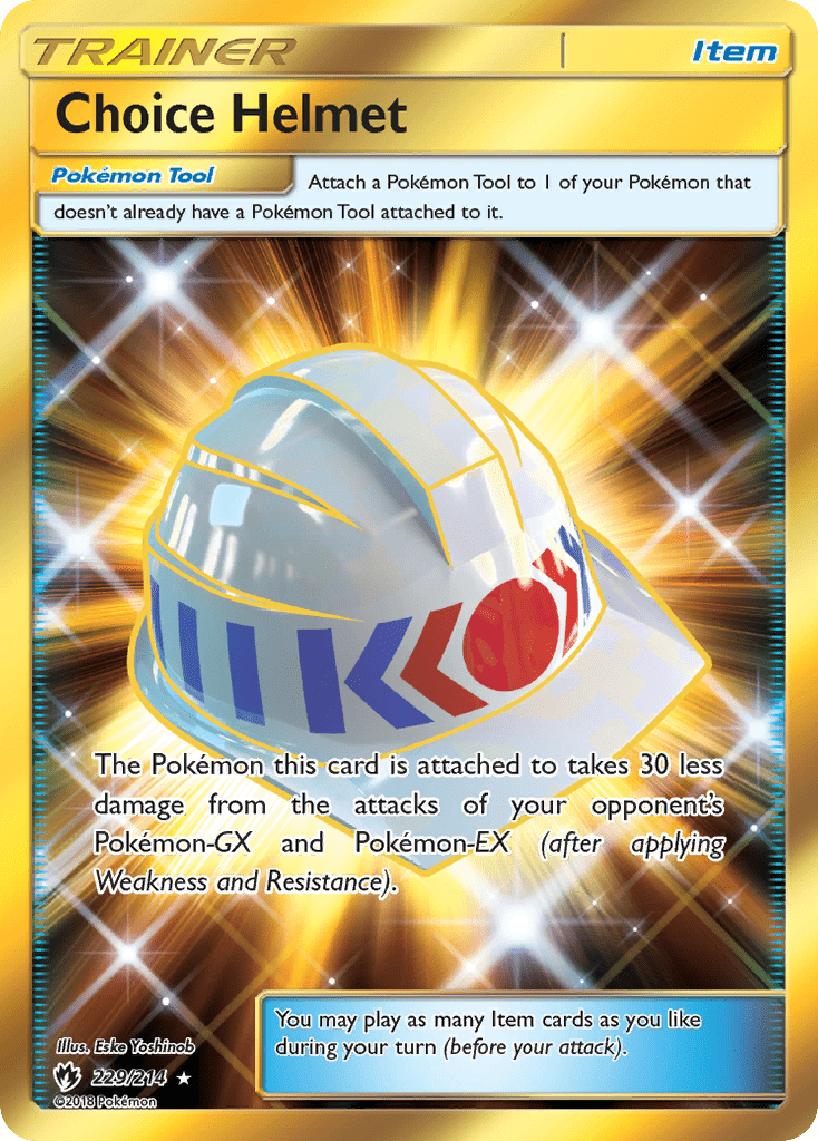 Choice Helmet (229/214) [Sun & Moon: Lost Thunder] Pokemon Single Pokémon  | Multizone: Comics And Games