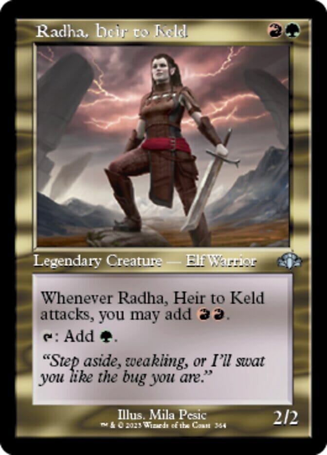 Radha, Heir to Keld (Retro) [Dominaria Remastered] MTG Single Magic: The Gathering  | Multizone: Comics And Games