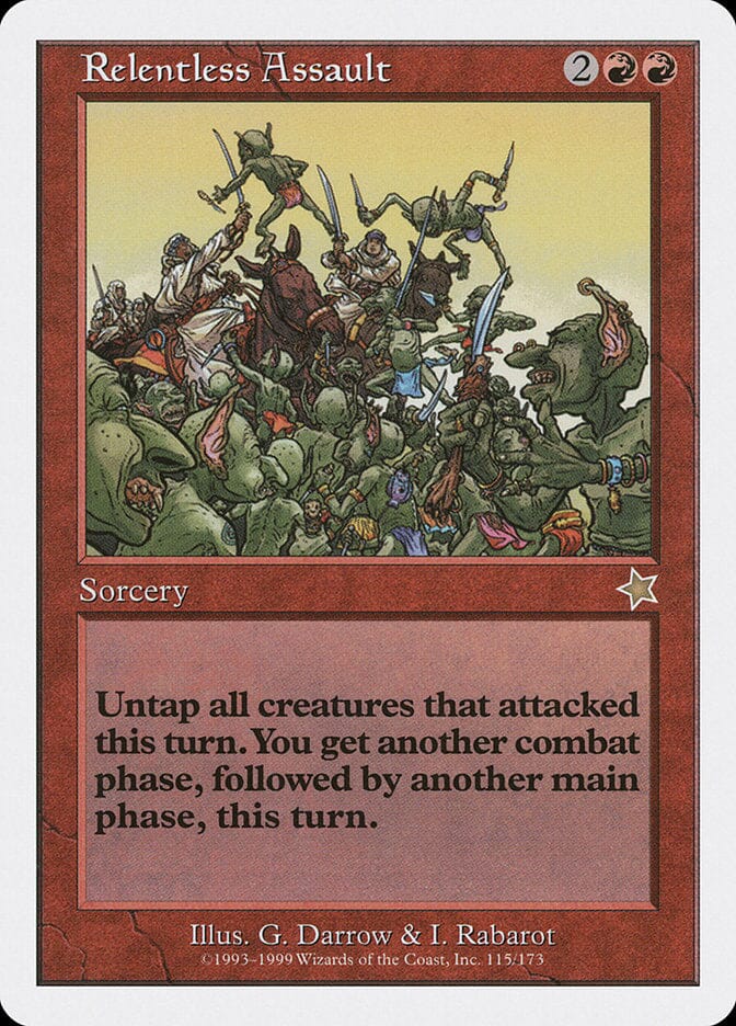 Relentless Assault [Starter 1999] MTG Single Magic: The Gathering  | Multizone: Comics And Games