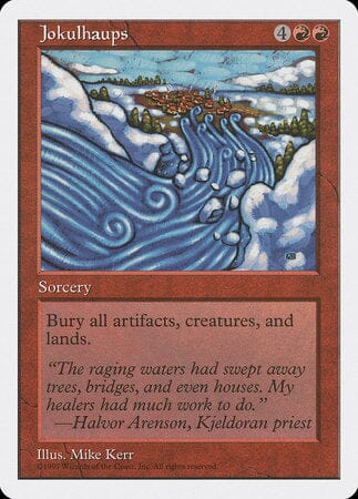 Jokulhaups [Fifth Edition] MTG Single Magic: The Gathering  | Multizone: Comics And Games