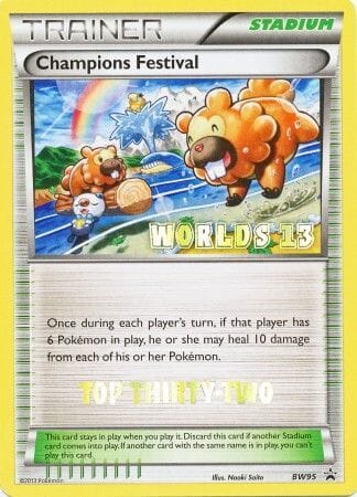 Champions Festival (BW95) (2013 Top Thirty Two) [Black & White: Black Star Promos] Pokemon Single Pokémon  | Multizone: Comics And Games