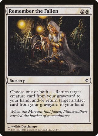 Remember the Fallen [New Phyrexia] MTG Single Magic: The Gathering  | Multizone: Comics And Games