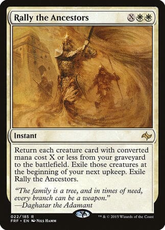 Rally the Ancestors [Fate Reforged] MTG Single Magic: The Gathering  | Multizone: Comics And Games