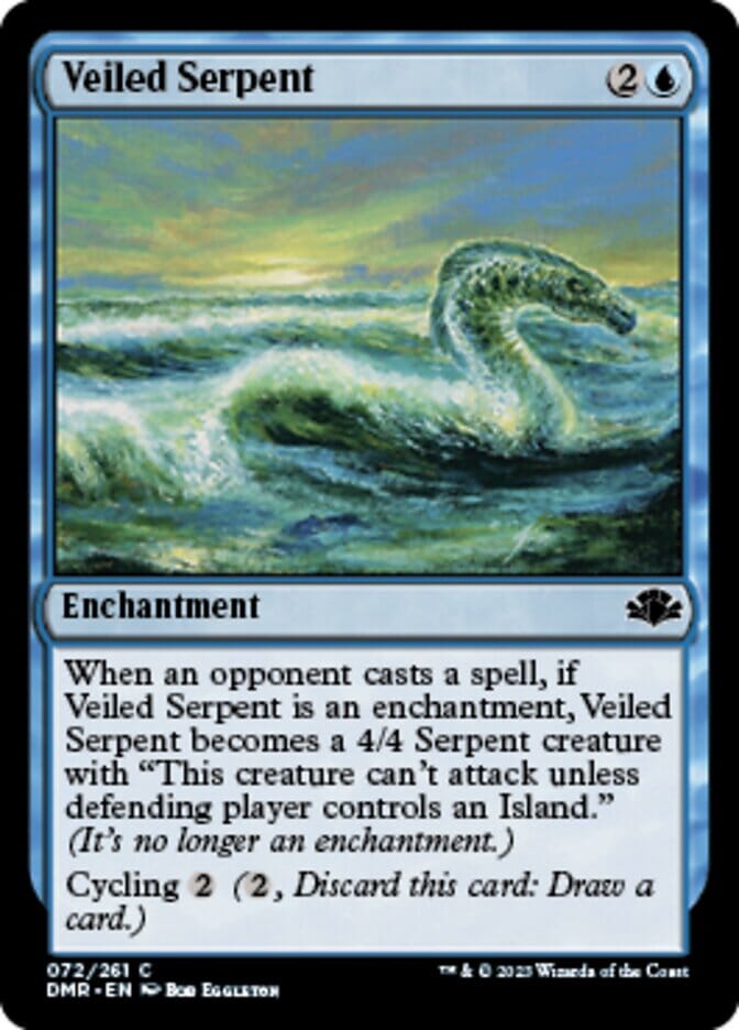 Veiled Serpent [Dominaria Remastered] MTG Single Magic: The Gathering  | Multizone: Comics And Games