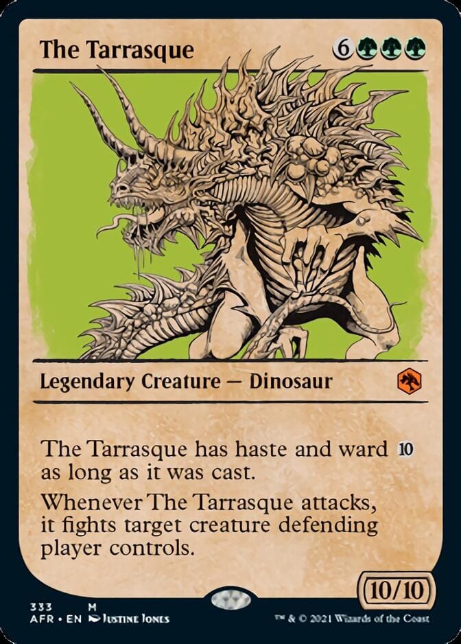 The Tarrasque (Showcase) [Dungeons & Dragons: Adventures in the Forgotten Realms] MTG Single Magic: The Gathering  | Multizone: Comics And Games