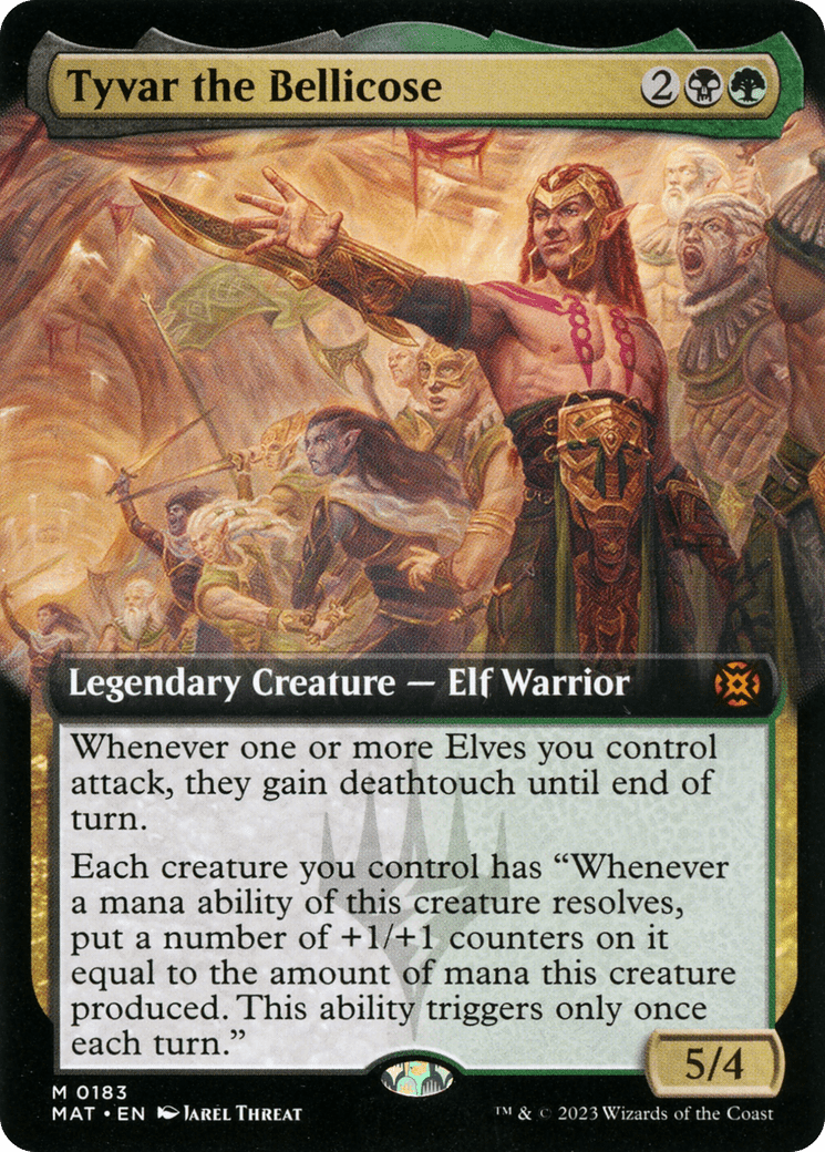 Tyvar the Bellicose (Extended Art) [March of the Machine: The Aftermath] MTG Single Magic: The Gathering  | Multizone: Comics And Games