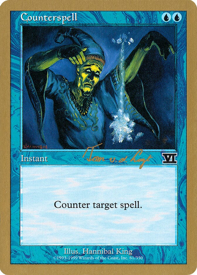 Counterspell (Tom van de Logt) [World Championship Decks 2000] MTG Single Magic: The Gathering  | Multizone: Comics And Games