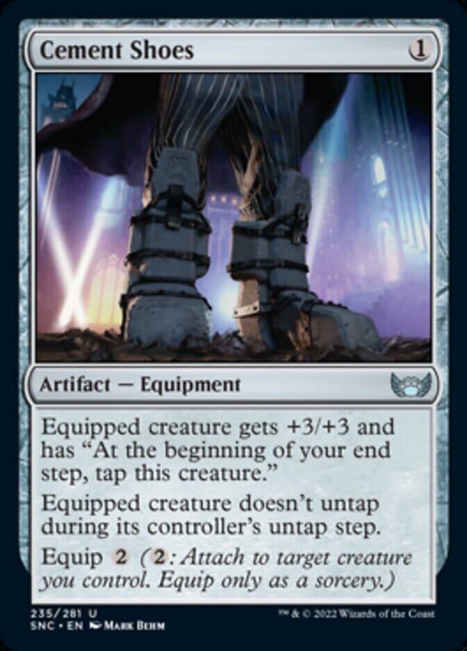 Cement Shoes [Streets of New Capenna] MTG Single Magic: The Gathering  | Multizone: Comics And Games