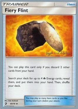 Fiery Flint (60/70) (Fire Box - Kaya Lichtleitner) [World Championships 2019] Pokemon Single Pokémon  | Multizone: Comics And Games