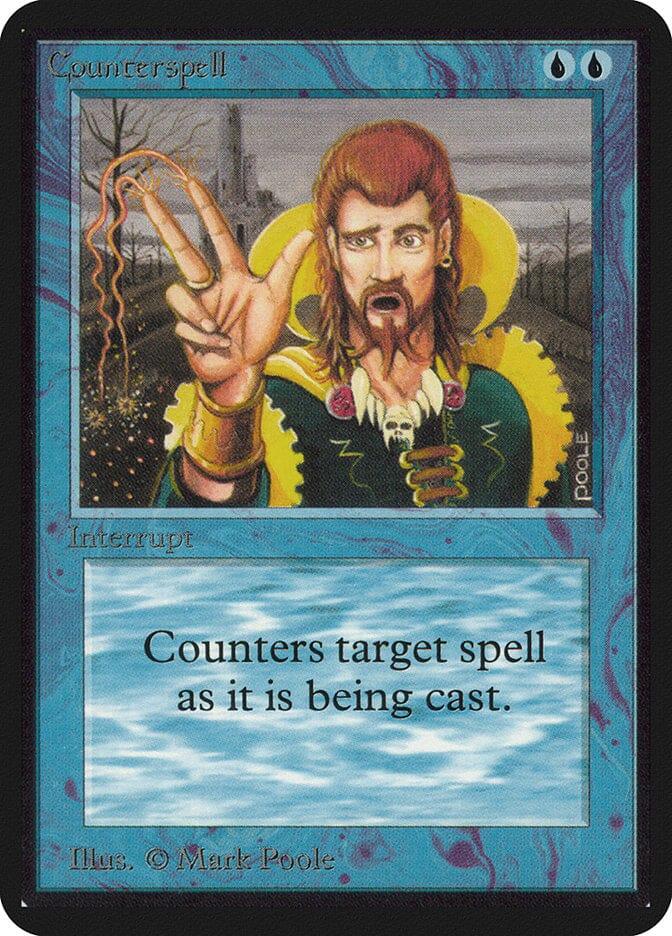 Counterspell [Limited Edition Alpha] MTG Single Magic: The Gathering  | Multizone: Comics And Games