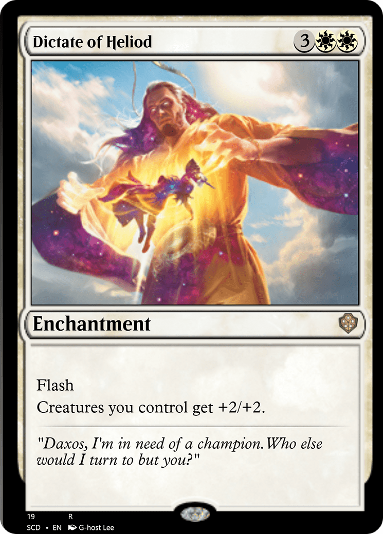 Dictate of Heliod [Starter Commander Decks] MTG Single Magic: The Gathering  | Multizone: Comics And Games