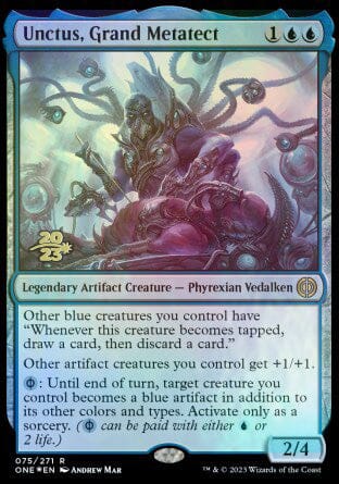 Unctus, Grand Metatect [Phyrexia: All Will Be One Prerelease Promos] MTG Single Magic: The Gathering  | Multizone: Comics And Games