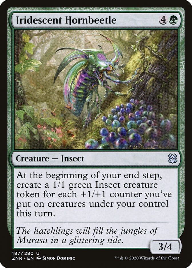 Iridescent Hornbeetle [Zendikar Rising] MTG Single Magic: The Gathering  | Multizone: Comics And Games