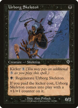 Urborg Skeleton [Invasion] MTG Single Magic: The Gathering  | Multizone: Comics And Games