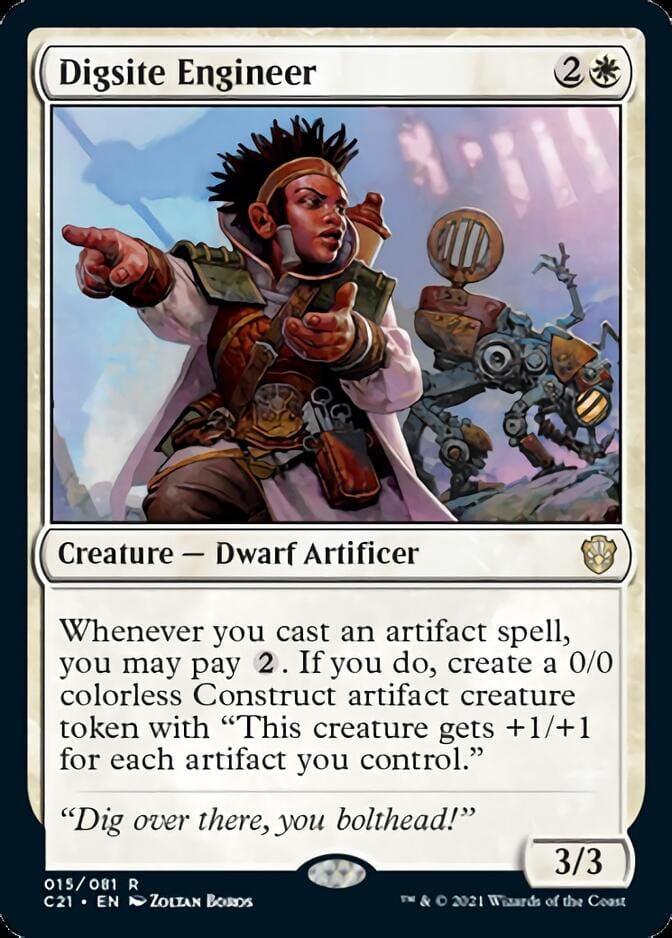 Digsite Engineer [Commander 2021] MTG Single Magic: The Gathering  | Multizone: Comics And Games