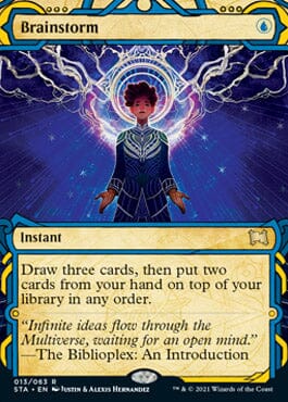 Brainstorm (Etched Foil) [Strixhaven Mystical Archive] MTG Single Magic: The Gathering  | Multizone: Comics And Games