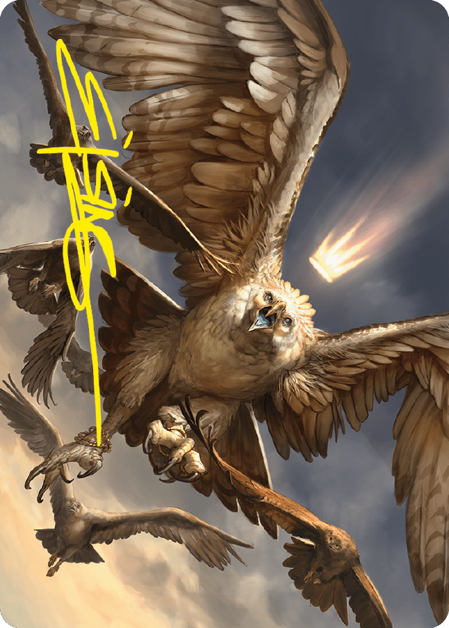 Gwaihir, Greatest of the Eagles Art Card (Gold-Stamped Signature) [The Lord of the Rings: Tales of Middle-earth Art Series] MTG Single Magic: The Gathering  | Multizone: Comics And Games