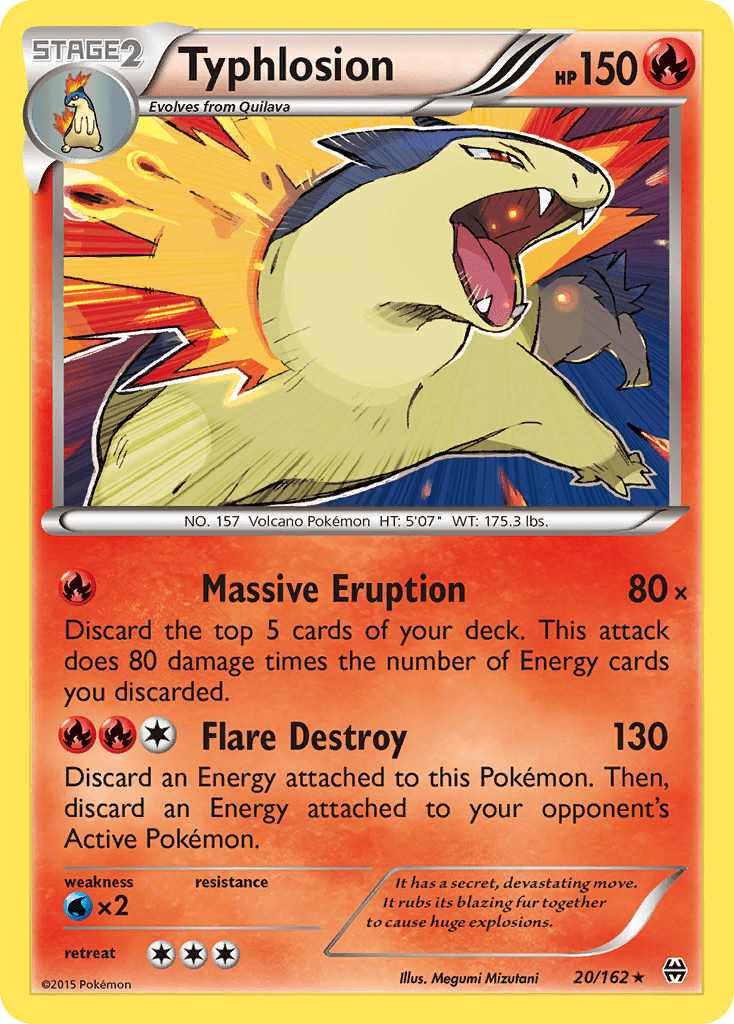 Typhlosion (20/162) [XY: BREAKthrough] Pokemon Single Pokémon  | Multizone: Comics And Games