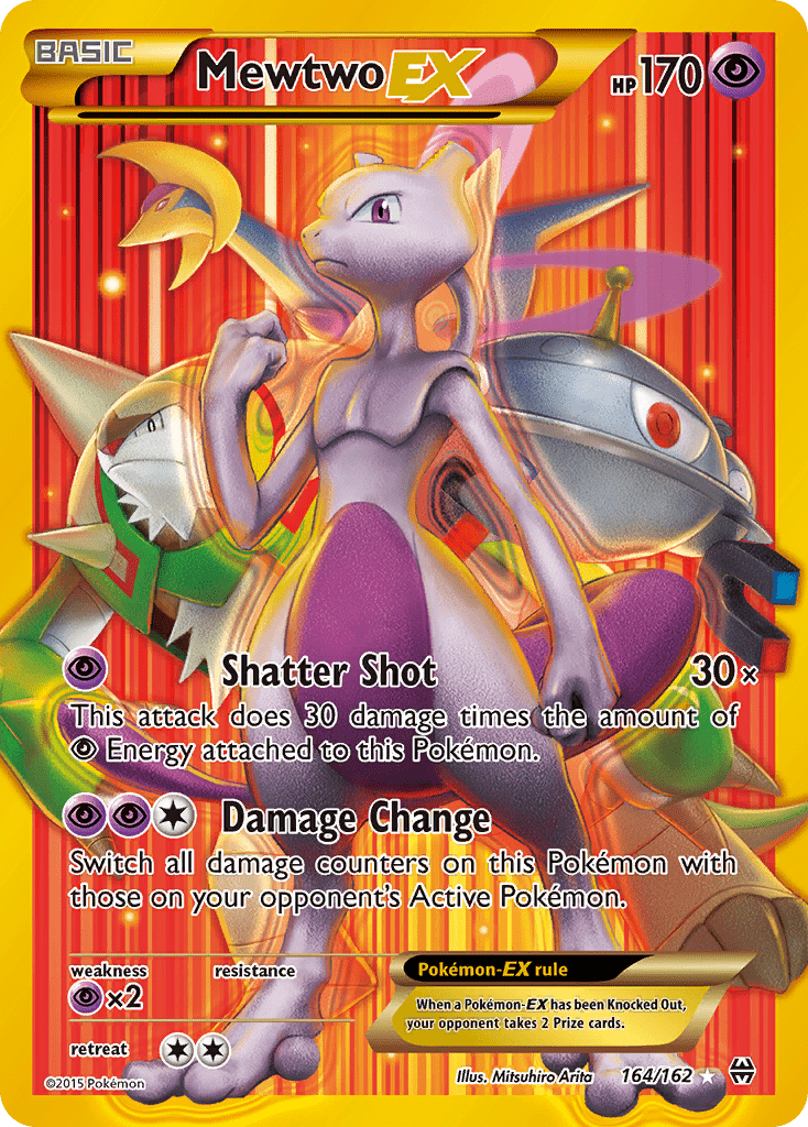 Mewtwo EX (164/162) [XY: BREAKthrough] Pokemon Single Pokémon  | Multizone: Comics And Games