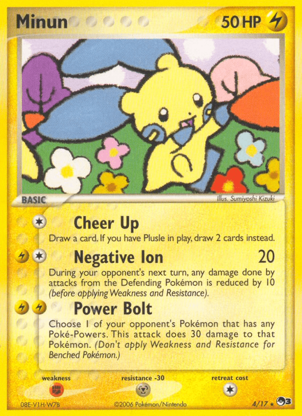 Minun (4/17) [POP Series 3] Pokemon Single Pokémon  | Multizone: Comics And Games